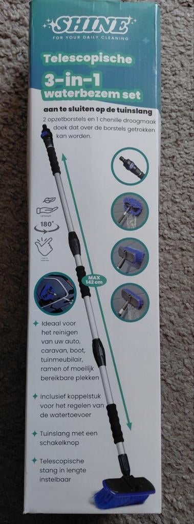 Was borstel set telescoop, Ophalen of Verzenden