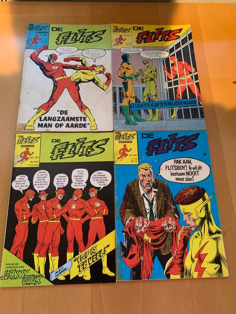 De Flits Classics stripboeken 10 stuks, Meerdere stripboeken, Ophalen of Verzenden, Gelezen