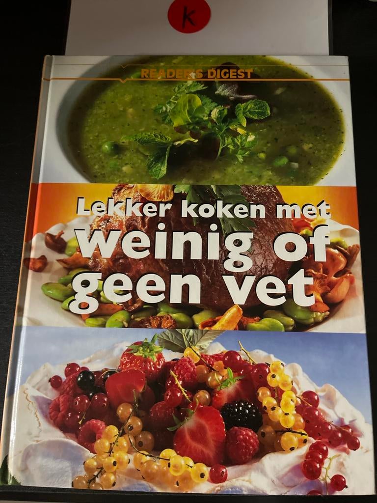 Lekker koken met weinig of geen vet - Reader's Digest, Boeken, Voorgerechten en Soepen, Ophalen of Verzenden, Zo goed als nieuw