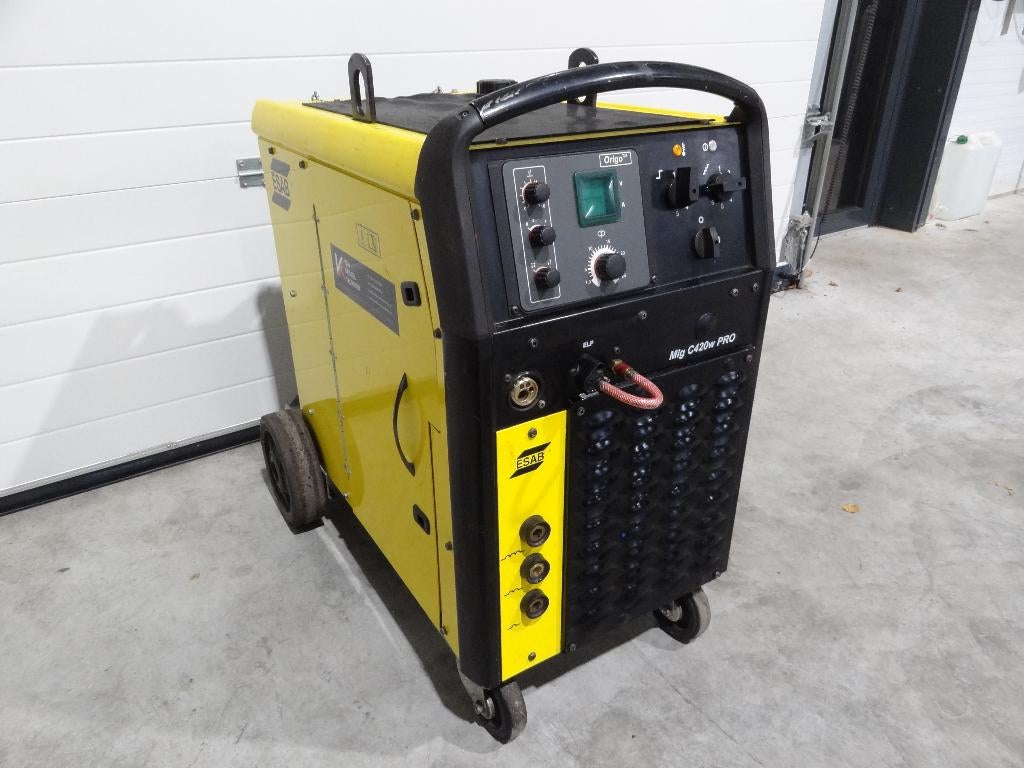 Mig/Mag lasapparaat Esab Mig C420W Pro Watergekoeld, Ophalen of Verzenden, Zo goed als nieuw, 250 ampère of meer, Co2