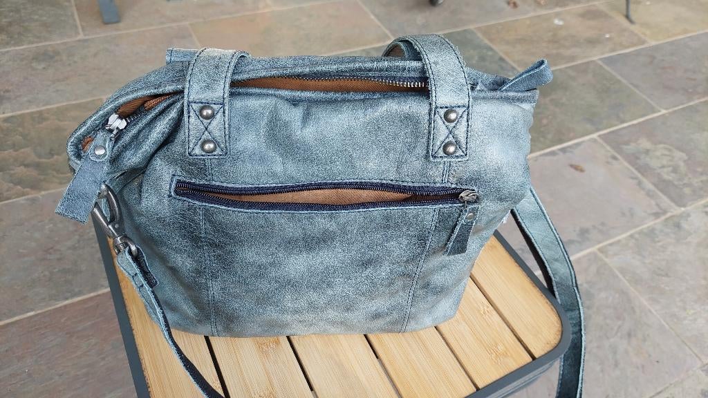 Bag2Bag handtas, Ophalen, Zo goed als nieuw, Blauw, Handtas