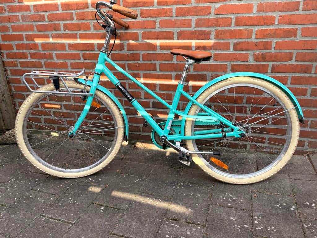 Als nieuw! Volare Melody meisjesfiets turkoois 26 inch, Ophalen, Gebruikt, 26 inch of meer, Handrem