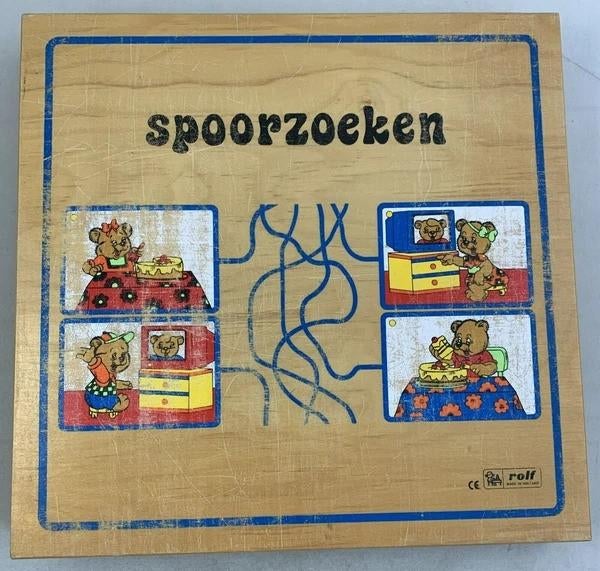 Spoorzoeken Rolf Educatief Leerspel Kleuterschool, Coolsingel 104, 3011 AG Rotterdam, Netherlands, Verzenden, Zo goed als nieuw