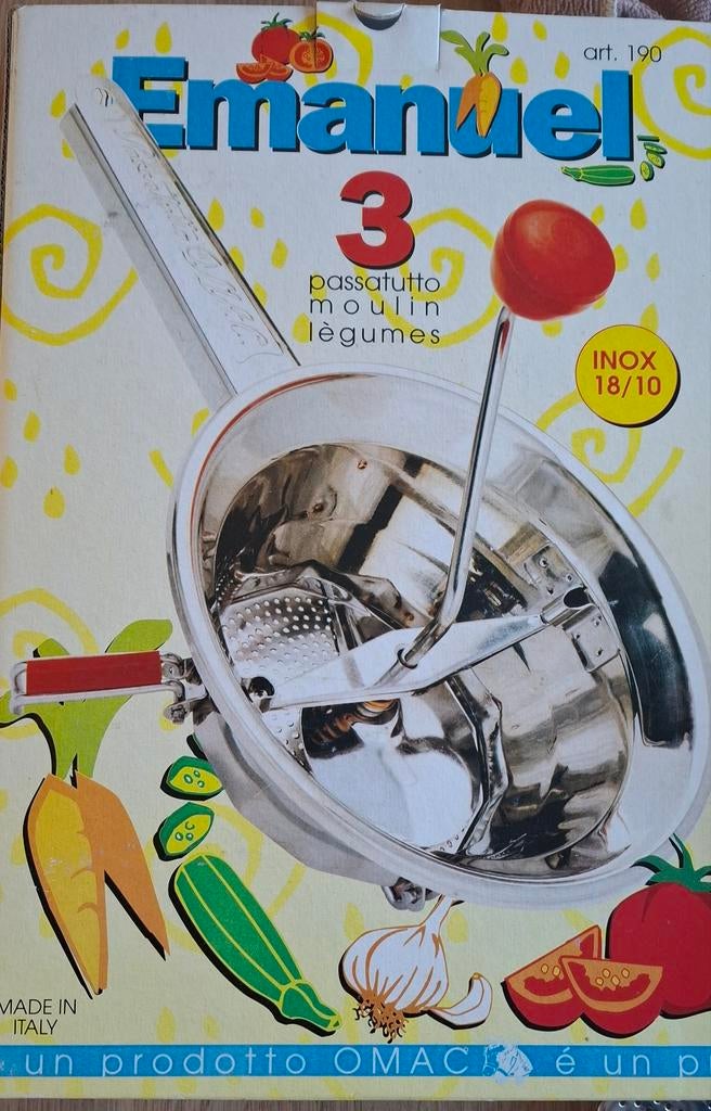 Emanuel 3  Groentemolen RVS, Ophalen of Verzenden, Nieuw
