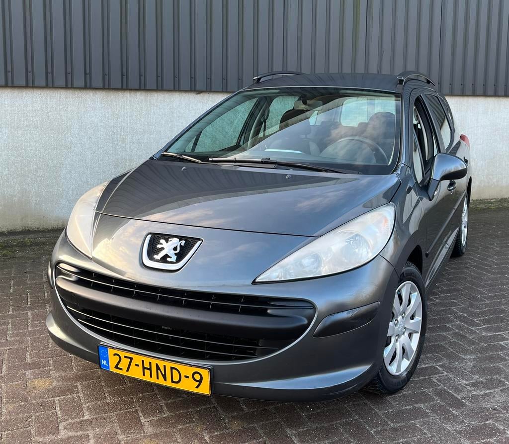 Peugeot 207 SW 2009 | Airco | Apk 2027, Auto's, Stof, Zwart, Origineel Nederlands, Handgeschakeld