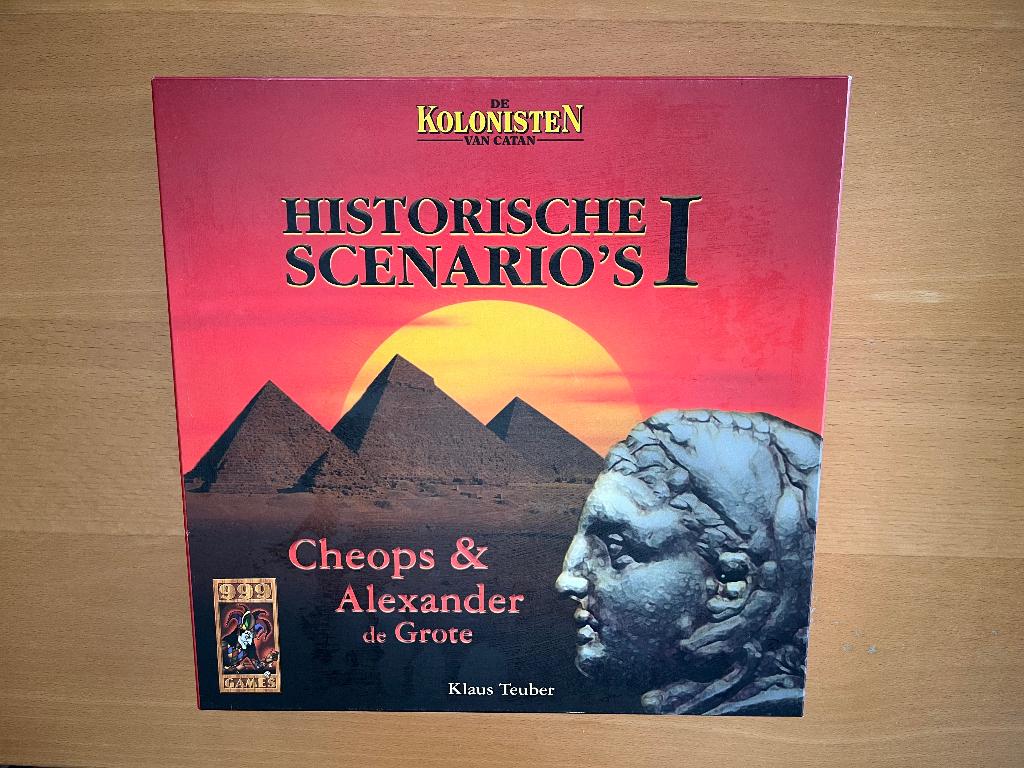 Kolonisten van Catan Historische senario’s 1, Drie of vier spelers, Ophalen, Zo goed als nieuw, 999 Games