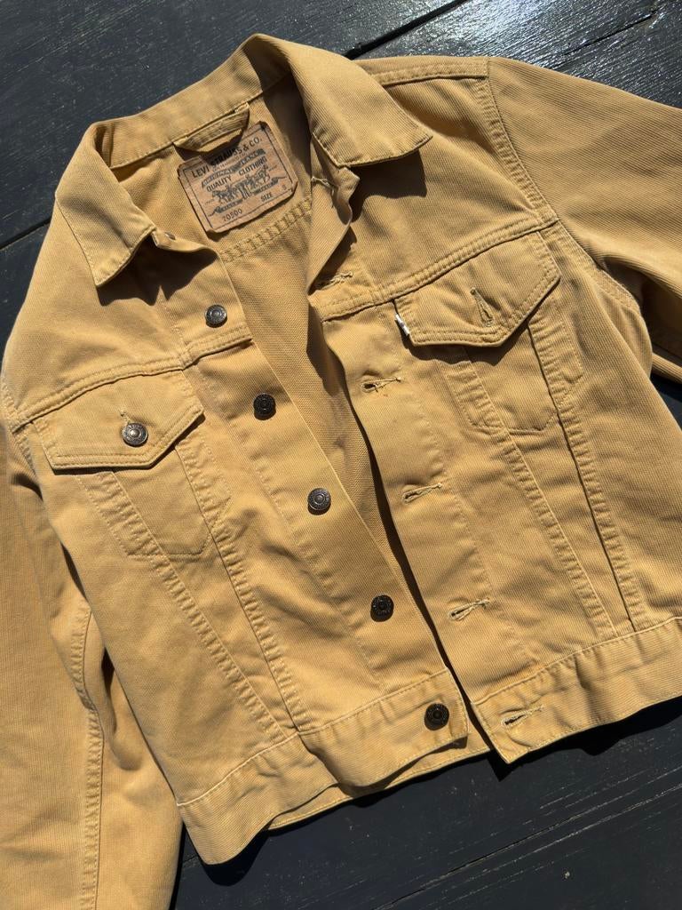 Levi’s corduroy trucker jacket 70500 – maat S, Ophalen of Verzenden, Zo goed als nieuw, Maat 36 (S), Bruin