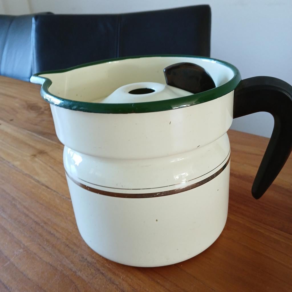 Emaille melkkoker, Antiek en Kunst, Curiosa en Brocante, Ophalen of Verzenden