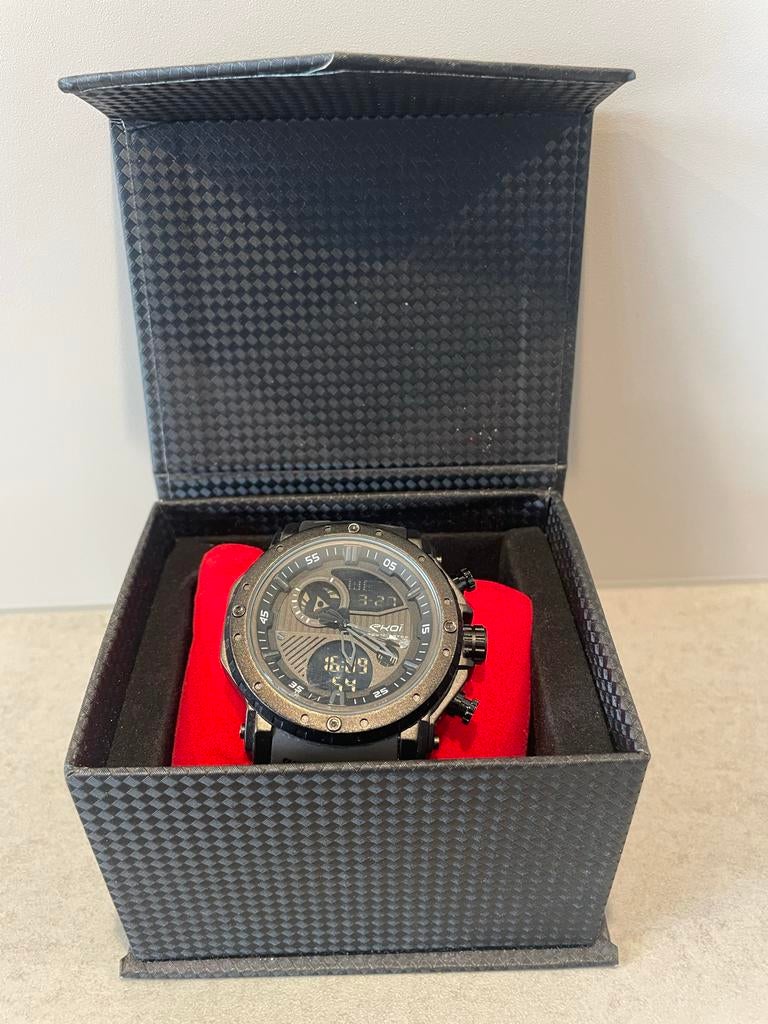 Ekoi herenhorloge, Overige merken, Kunststof, Gebruikt, Polshorloge