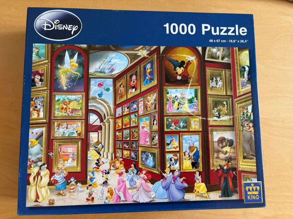 Disney puzzel, Hobby en Vrije tijd, Denksport en Puzzels, Ophalen of Verzenden, 500 t/m 1500 stukjes, Gebruikt, Legpuzzel