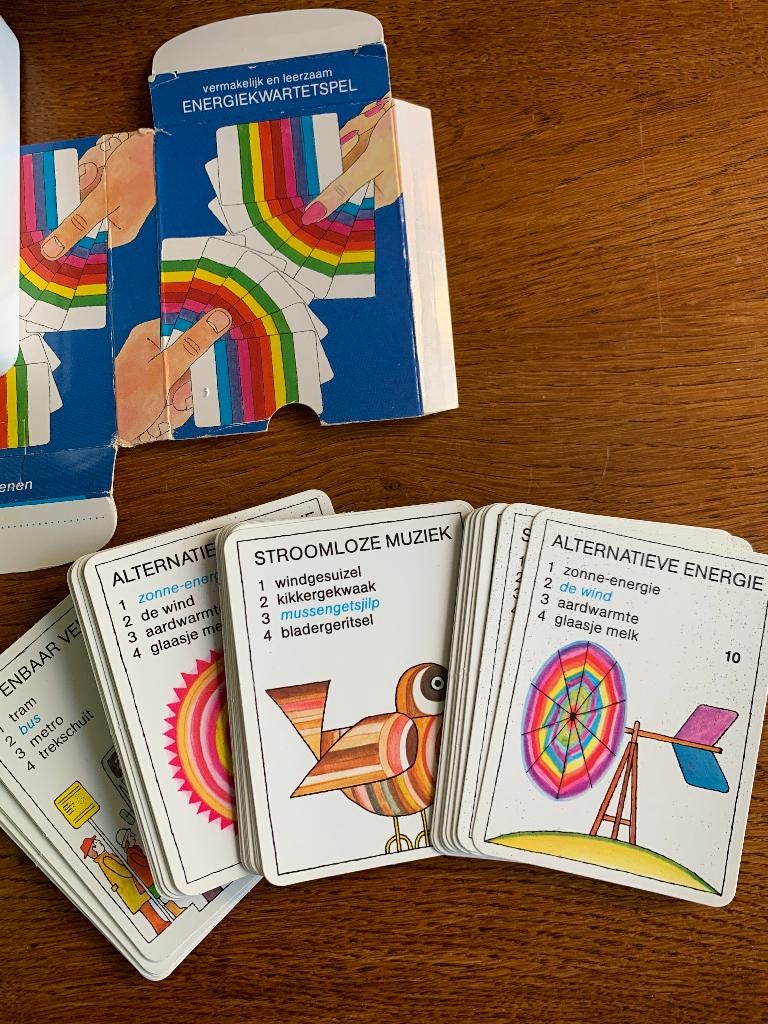 "Energiekwartetspel", Hobby en Vrije tijd, Ophalen of Verzenden, Zo goed als nieuw