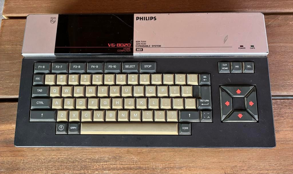 Philips VG-8020 Home Computer MSX, Computers en Software, Vintage Computers, Ophalen of Verzenden