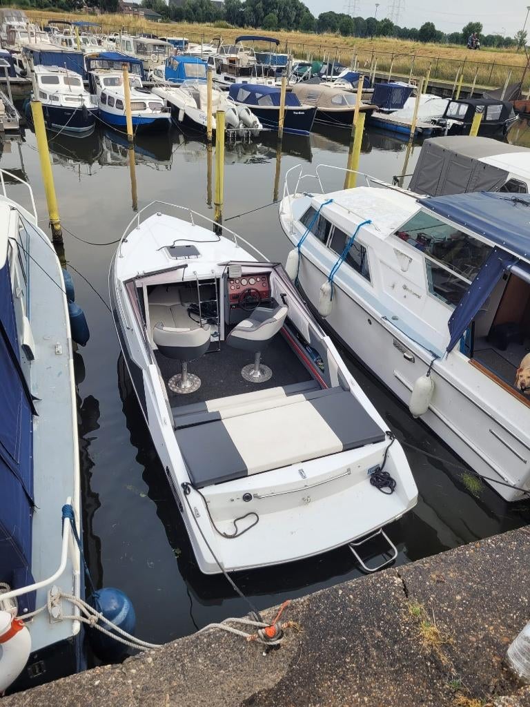 Sea Star Galaxy Supersport 225, Watersport en Boten, Speedboten, Gebruikt, 6 meter of meer, Benzine, 200 pk of meer, Polyester