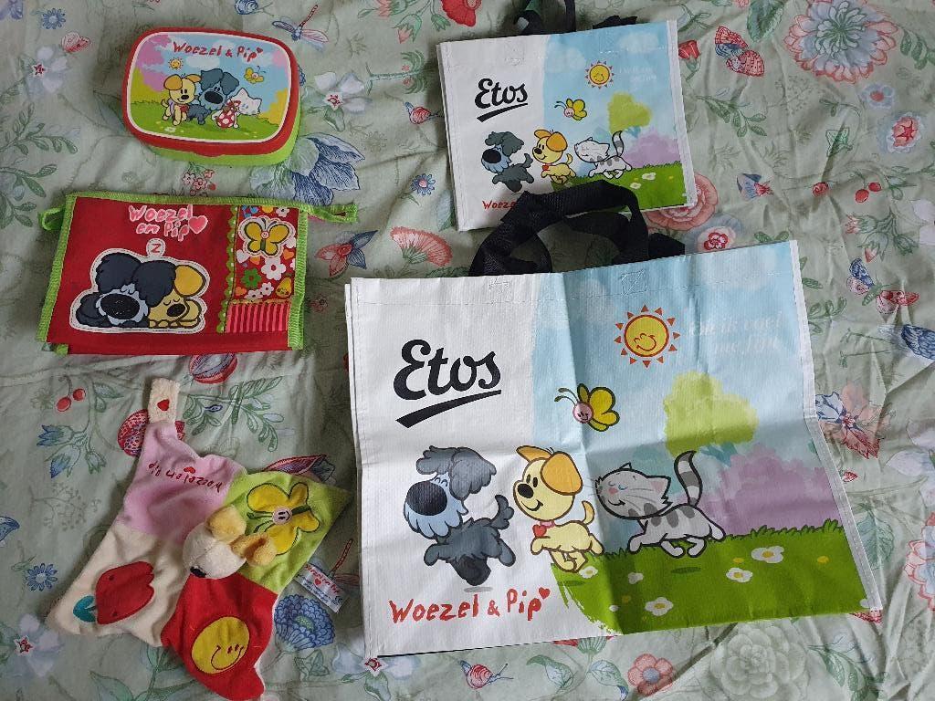 Woezel en Pip set (brood trommel, tassen, etc), Ophalen of Verzenden, Gebruikt