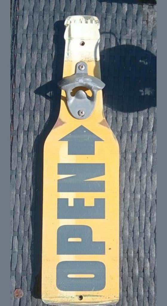 Bieropener bord 40cm, Ophalen of Verzenden