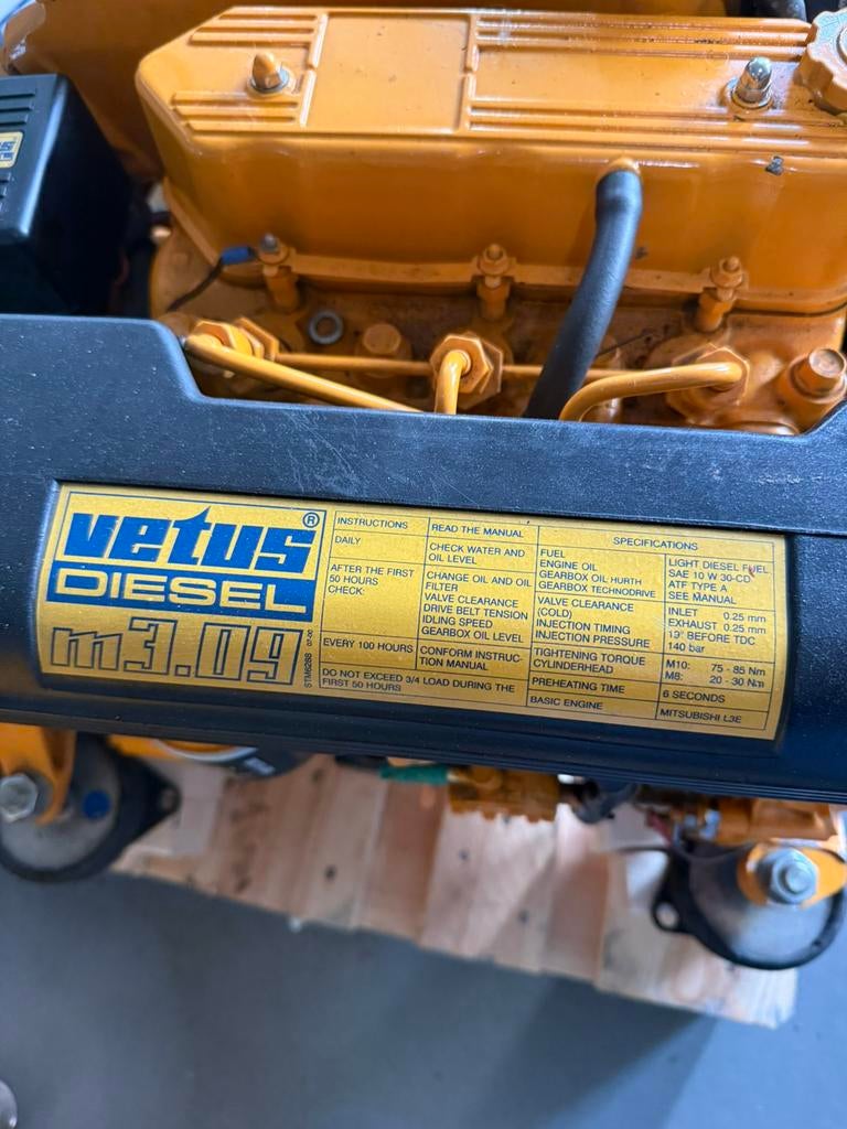 Vetus motor m3.09, Watersport en Boten, Ophalen, Diesel, 10 tot 30 pk