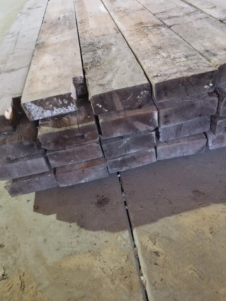 Vuren houten balken, Tuin en Terras, Ophalen, 250 cm of meer, Balken