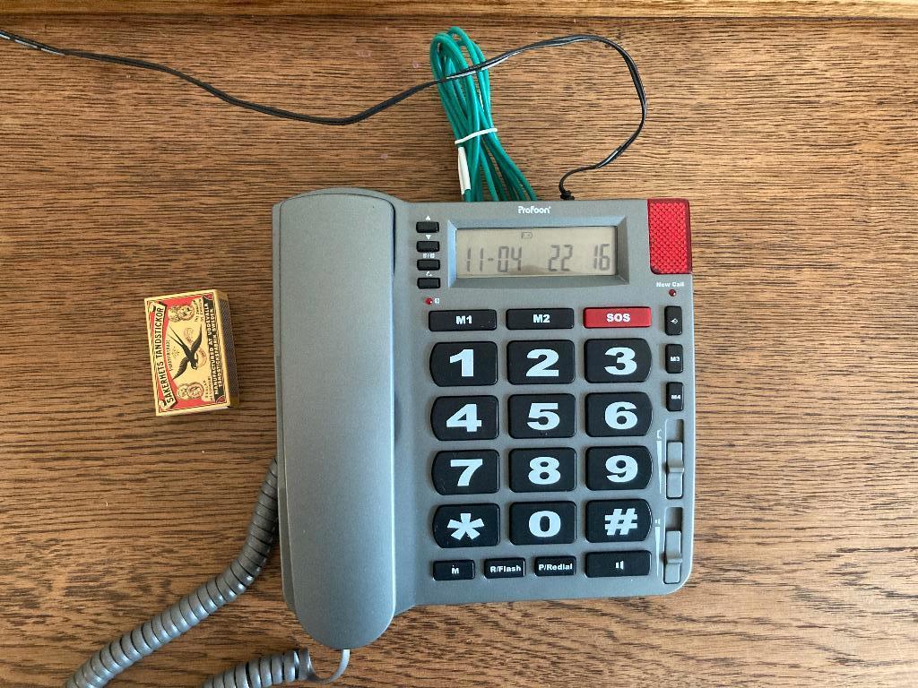 Seniorentelefoon grote toetsen speaker alarmtelefoon toestel, Telecommunicatie, Vaste telefoons | Niet Draadloos, Ophalen of Verzenden