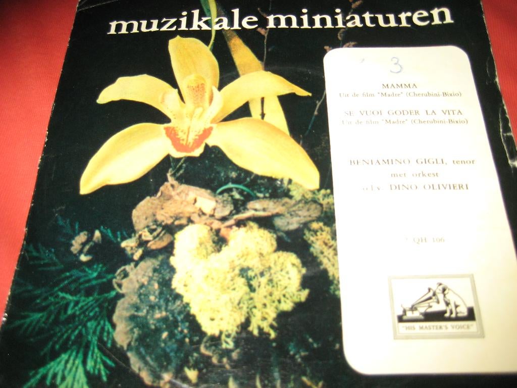 Muzikale Miniaturen: Mamma, Se vuoi goder la vita, Ophalen of Verzenden, Zo goed als nieuw, Single