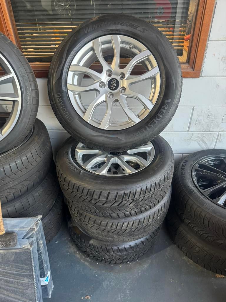 17” 5x114,3 Kia Sportage - Qashqai Velgen ZGAN winterbanden, Banden en Velgen, Nieuw, 17 inch, 225 mm