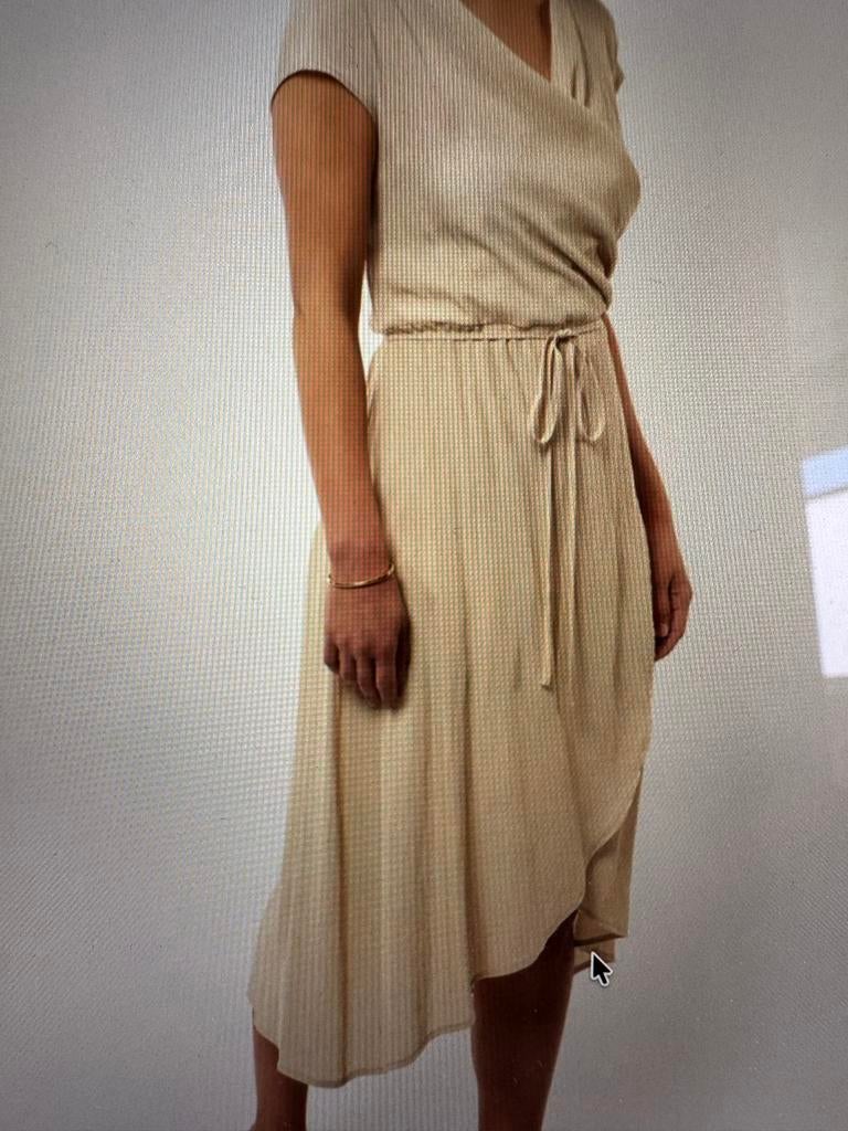 Prachtige G-Maxx by Froukje de Both jurk - Maat M Beige, Maat 38/40 (M), Beige, Ophalen of Verzenden, Zo goed als nieuw