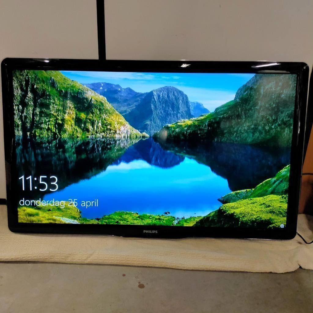 televisie Philips Led TV 52PFL5605H/12 52 inch, Ophalen, Gebruikt, 50 Hz, Samsung