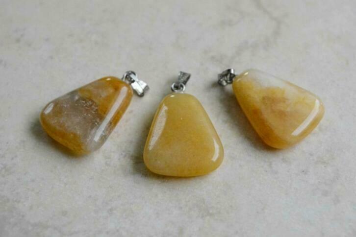 Jade hanger (04), Ophalen of Verzenden, Mineraal