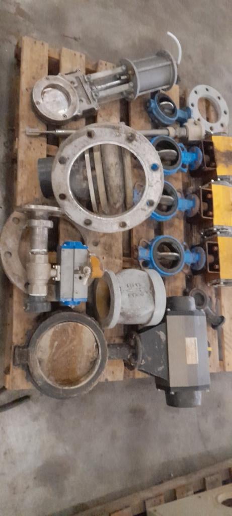 Kleppen vlinderkleppen afsluiters flenzen, Ophalen