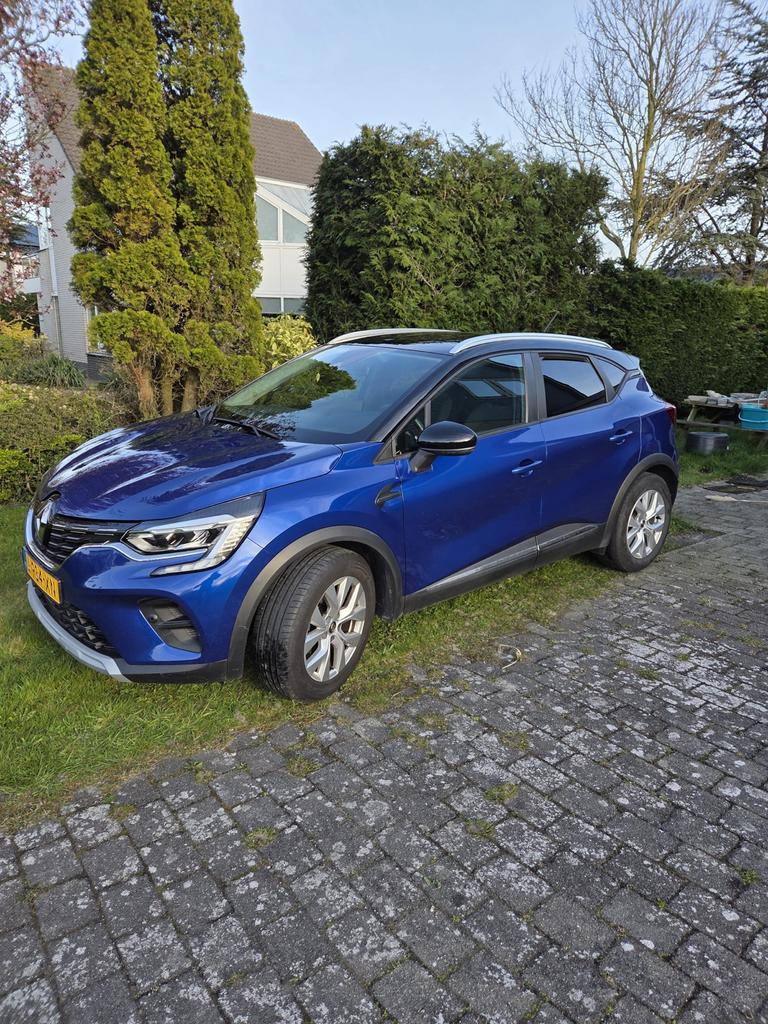 Renault Captur TCe 101pk Bi-fuel 2020 Blauw, Auto's, Renault, Blauw, 100 pk, Origineel Nederlands, 1200 kg