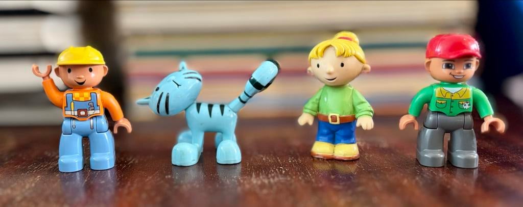 Bob de Bouwer figuren set, Kinderen en Baby's, Speelgoed | Duplo en Lego, Gebruikt, Duplo, Minifiguur, Inclusief minifiguren, Overige thema's