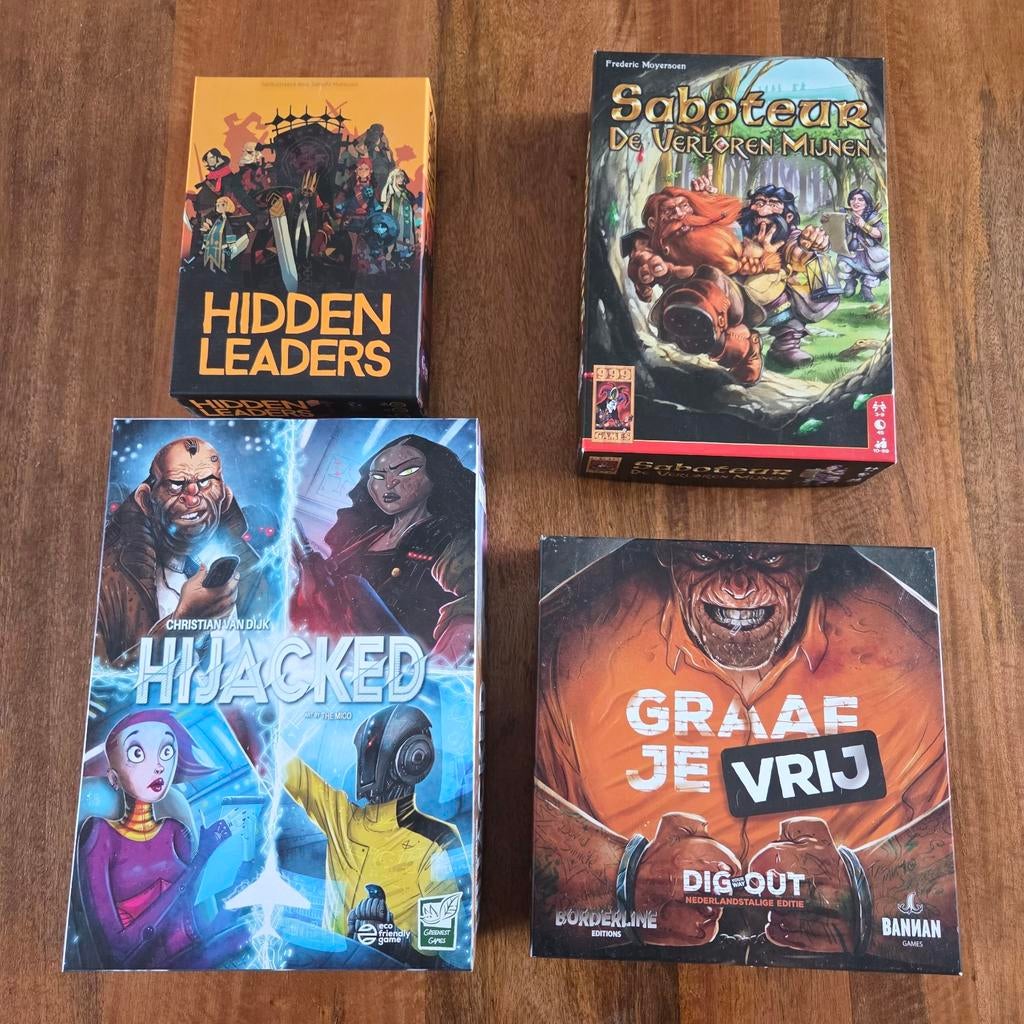 Diverse bordspellen, Vijf spelers of meer, Ophalen, Gebruikt, Diverse uitgevers