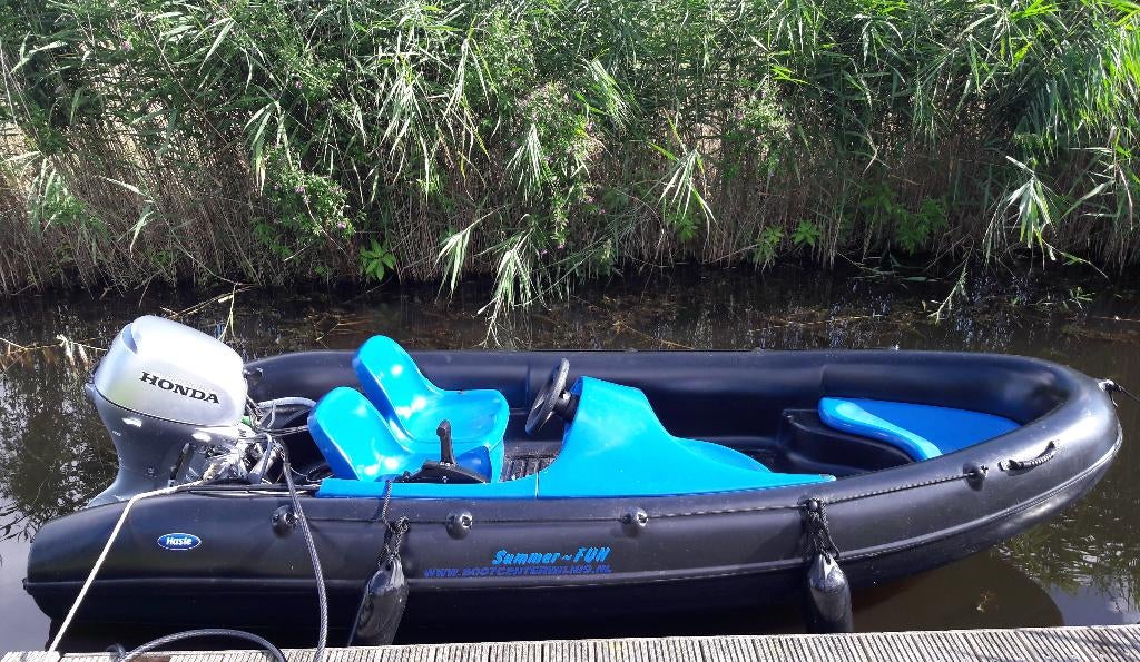 Boot Hasle Summerfun 365, Ophalen, 10 tot 30 pk, Zo goed als nieuw, Tot 6 meter