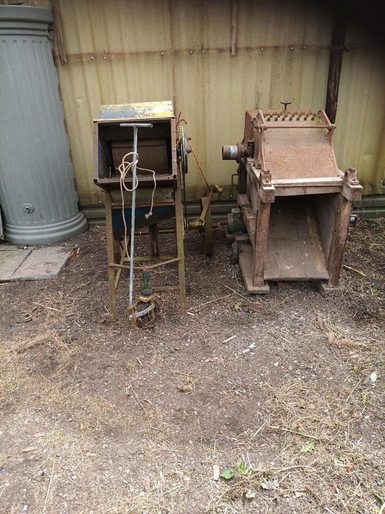 Antieke Bonen Pelmachine - Nog Werkend, Ophalen of Verzenden