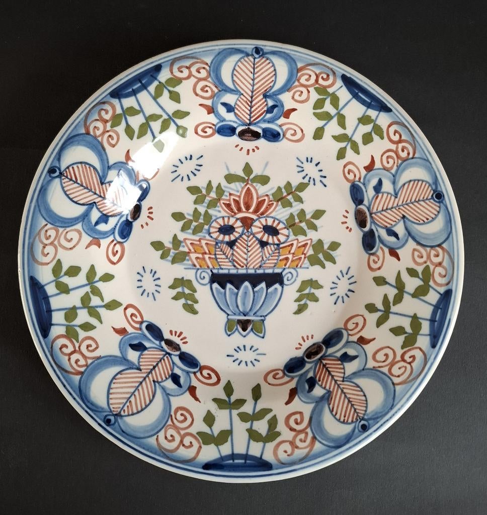 Wandbord Makkumer Aardewerk, Antiek en Kunst, Ophalen of Verzenden