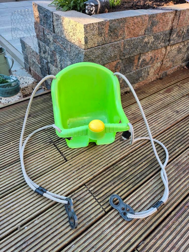 Kinderschommel babyschoenen baby schommel groen, Kinderen en Baby's, Speelgoed | Buiten | Speeltoestellen, Ophalen of Verzenden