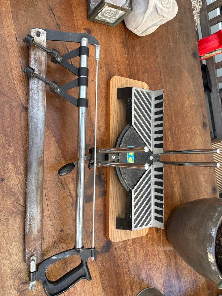 Handverstekzaag met verstekbak, Minder dan 30 mm, Gebruikt, Overige typen, Ophalen of Verzenden