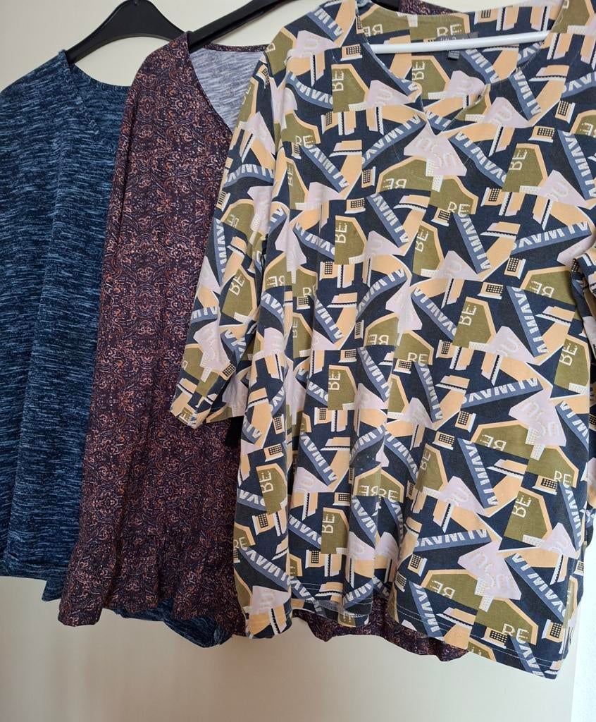 3 Ulla Popken shirts maat 50/52, Kleding | Dames, Grote Maten, Ulla Popken, Ophalen of Verzenden, Shirt of Top