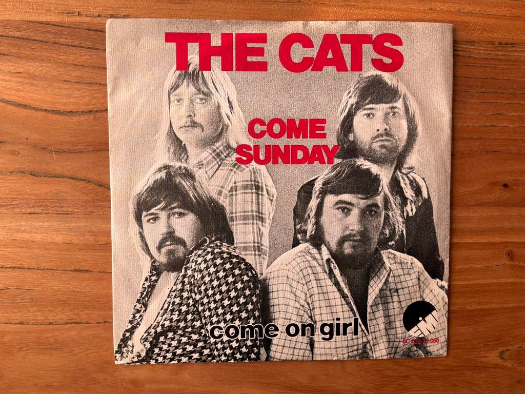 The Cats - Come Sunday / Come On Girl vinyl single, 7 inch, Single, Ophalen of Verzenden, Zo goed als nieuw