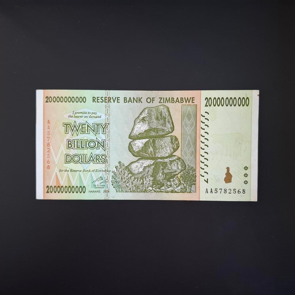 20000000000 dollar Zimbabwe #066, Verzenden, Zimbabwe, Los biljet