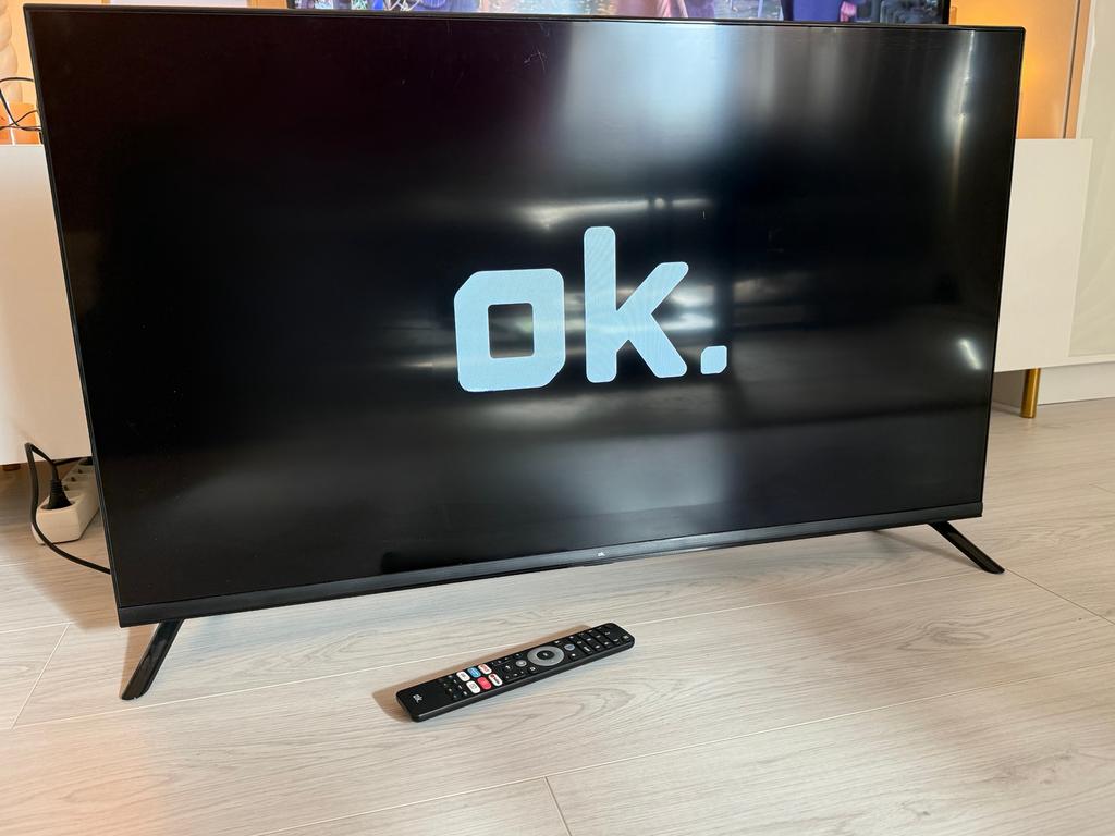 OK tv, LED, 80 tot 100 cm, Zo goed als nieuw, Smart TV