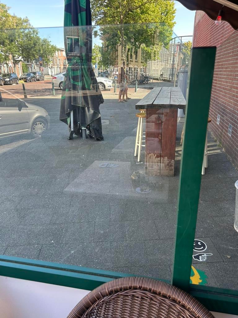 Heineken parasol 5x5, Ophalen, Gebruikt