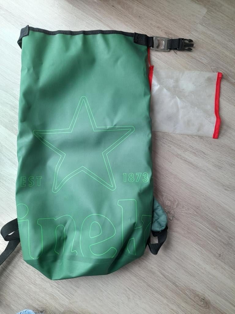 Heineken (koel)rugtas met opener, Ophalen, Flesopener, Heineken
