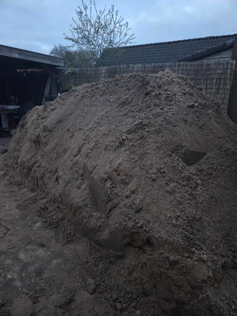 Geel zand - Ideaal voor diverse tuinprojecten, Tuin en Terras, Zand, Ophalen, Gebruikt, Ophoogzand