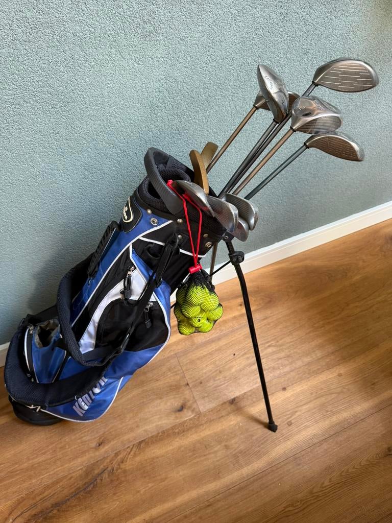 Golftas met clubs oa Callaway, Ophalen of Verzenden, Zo goed als nieuw, Set, Callaway