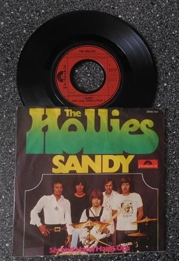 The Hollies - Sandy (DE 1975) (vanaf € 2,00), 7 inch, Single, Ophalen of Verzenden, Zo goed als nieuw