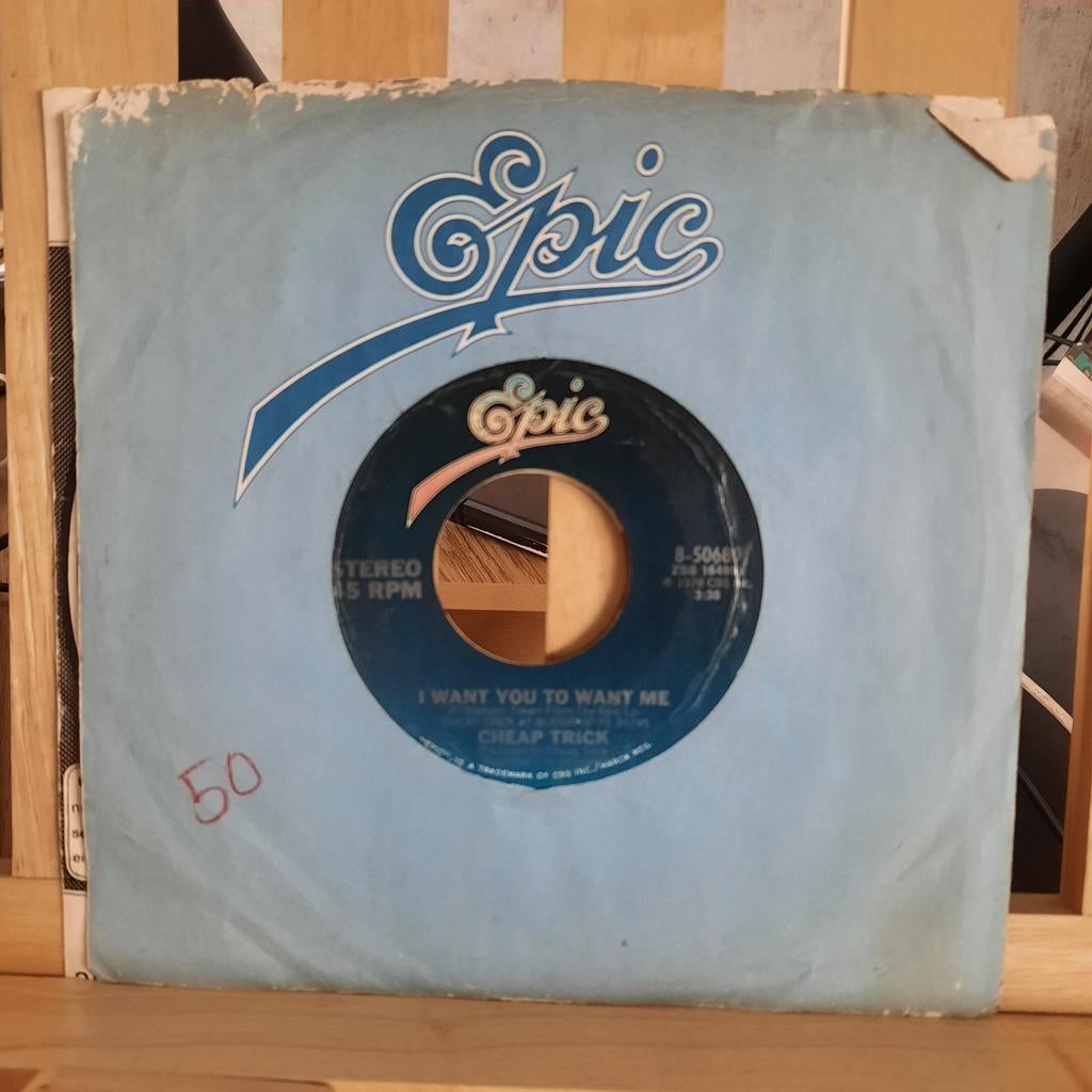 Single: cheap trick - i want you to want me, Ophalen of Verzenden, Pop
