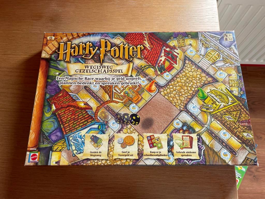 Harry Potter Wegisweg Gezelschapsspel, Drie of vier spelers, Ophalen, Gebruikt