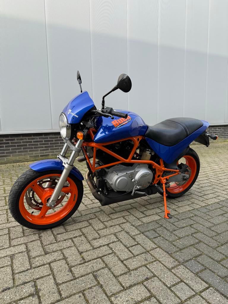Unieke Buell Cyclone M2 - Blauw/Oranje - Lage kilometerstand, Motoren, Motoren | Buell, Particulier, Naked bike, Sportuitlaat