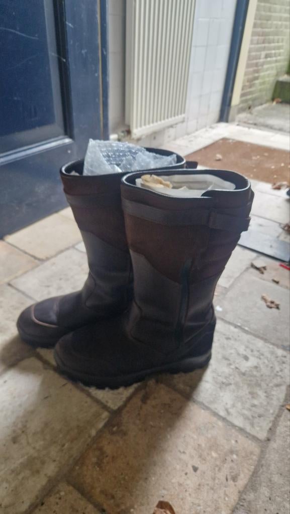 Laarzen maat 44, Ophalen of Verzenden, Zo goed als nieuw, Bruin, Boots