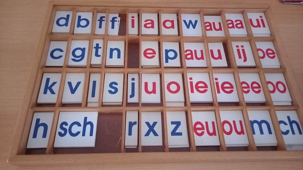 Letterbak met duidelijke letters. ., Ophalen of Verzenden, Gebruikt